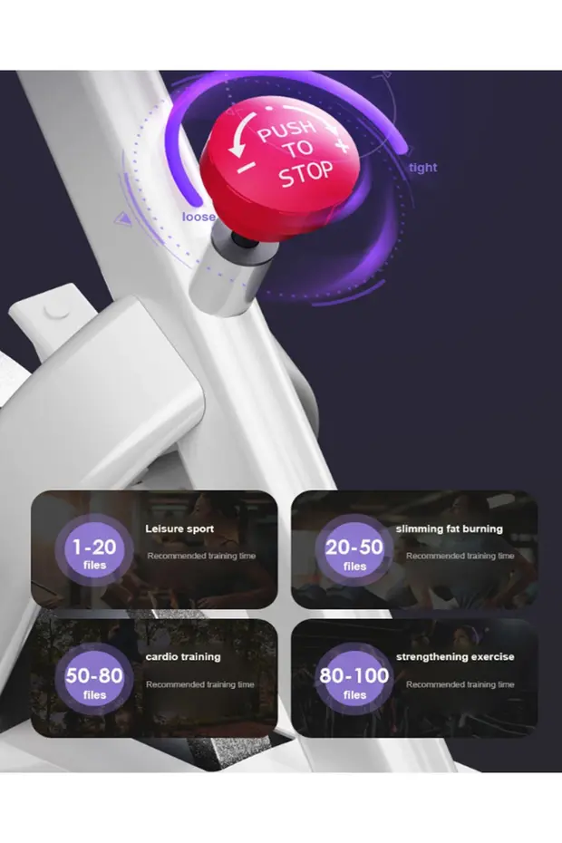 Kondisyon Bisikleti Spor Koşu Egzersiz Bisikleti Spin Bike Dikey Ev Bisikleti